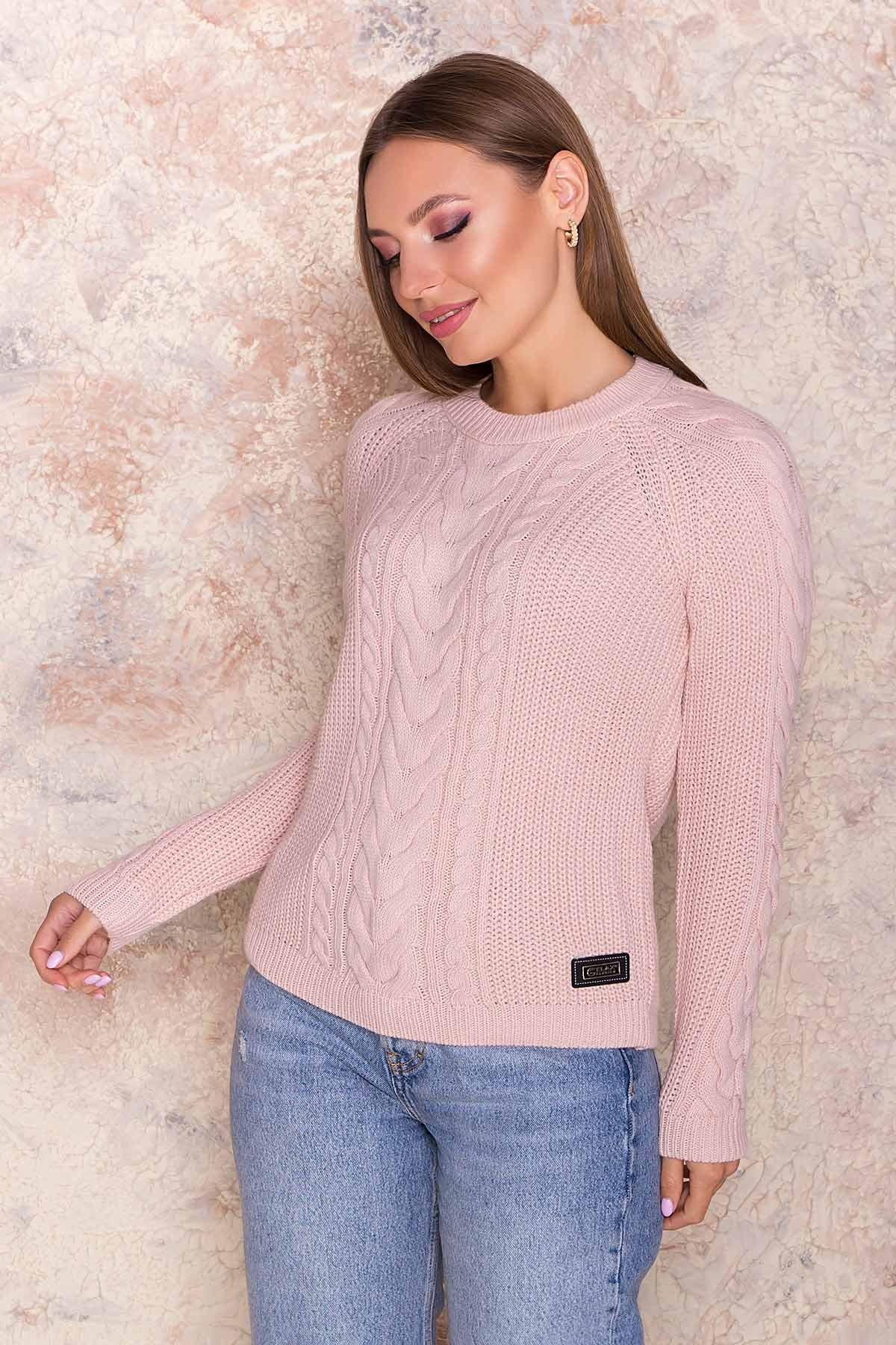 

Джемпер ТМ BLUZKA BZ28-19205 42-46 Персиковый (BZ28-19205_персиковый)