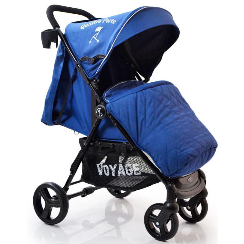 

Детская прогулочная коляска книжка Voyage Quattro Porte QP-234 Blue
