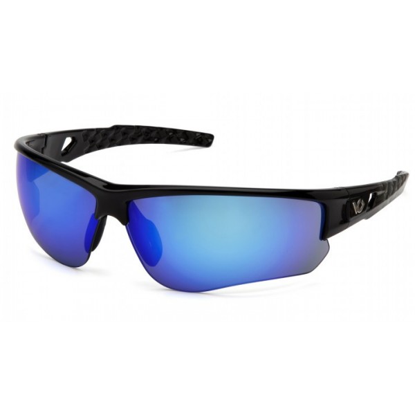 

Очки спортивные защитные открытые Venture Gear ATWATER синие зеркальные
