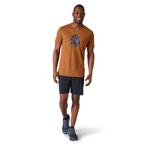 

Термофутболка Smartwool Merino Sport 150 Graphic Tee 1  Коричневый, Термофутболка Smartwool Merino Sport 150 Graphic Tee 1 M Коричневый