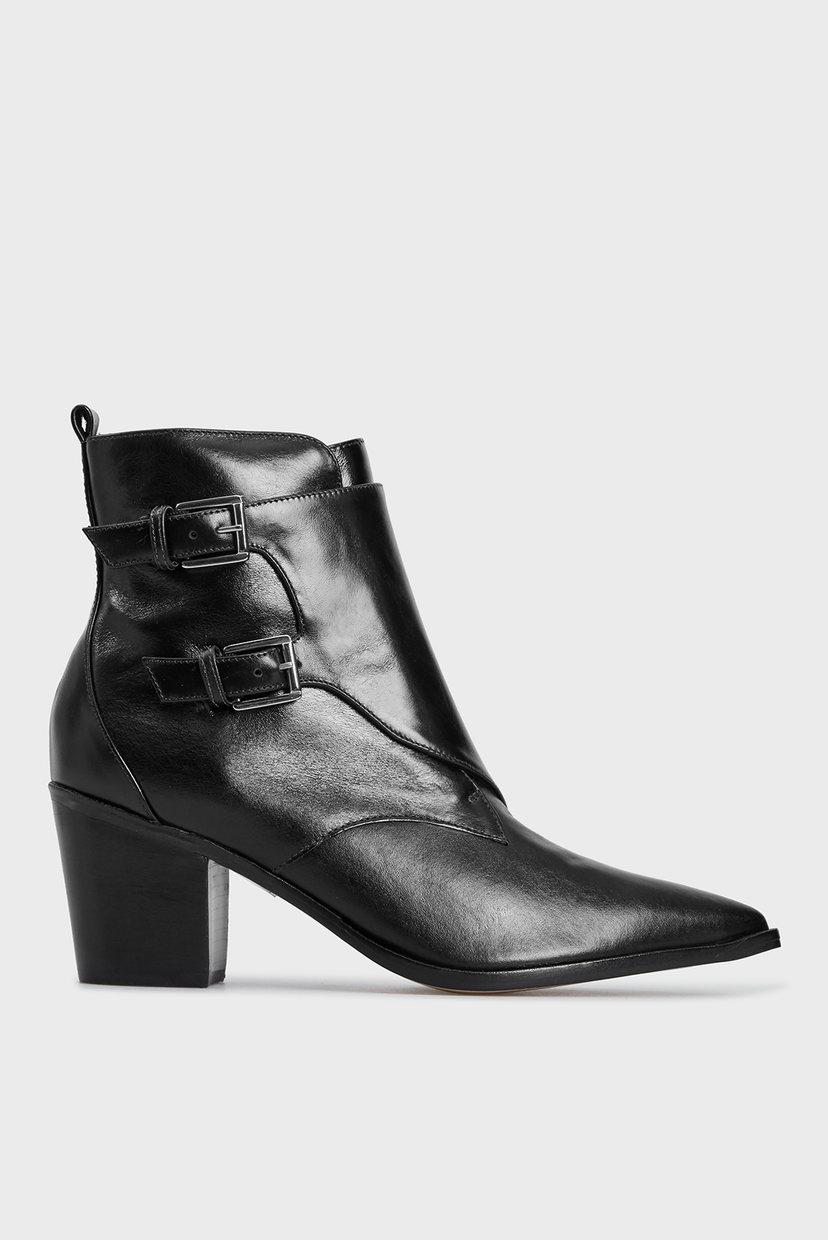 

Женские черные кожаные казаки Arezzo 37 A1117000270001U