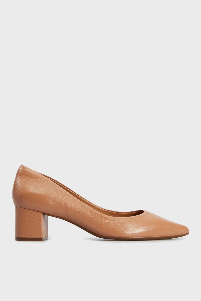 

Женские бежевые кожаные туфли Arezzo 35 A1074600010019U