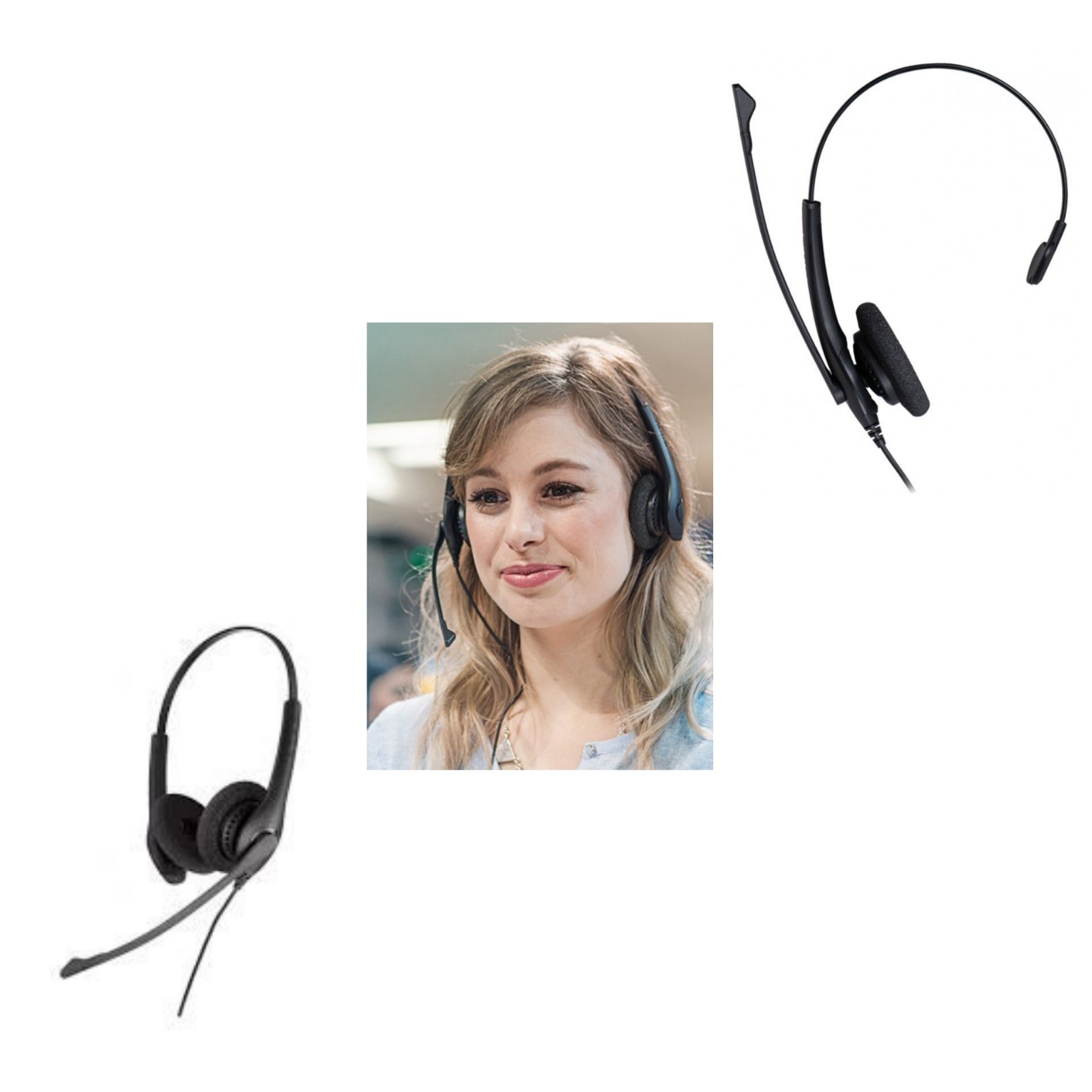 

Профессиональная проводная гарнитура Jabra Biz 1500 Mono USB на одно ухо с шумоподавлением Jabra Black (2816)