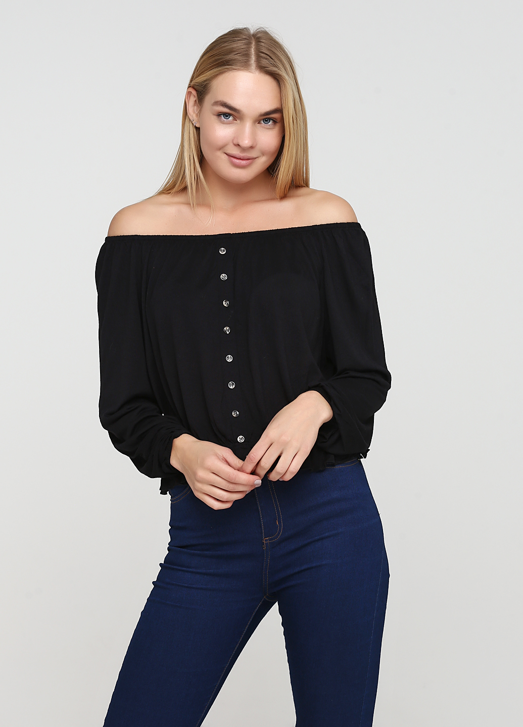 

Блузка H&M  Черный 0708366_черн_01, Блузка H&M L Черный 0708366_черн_01