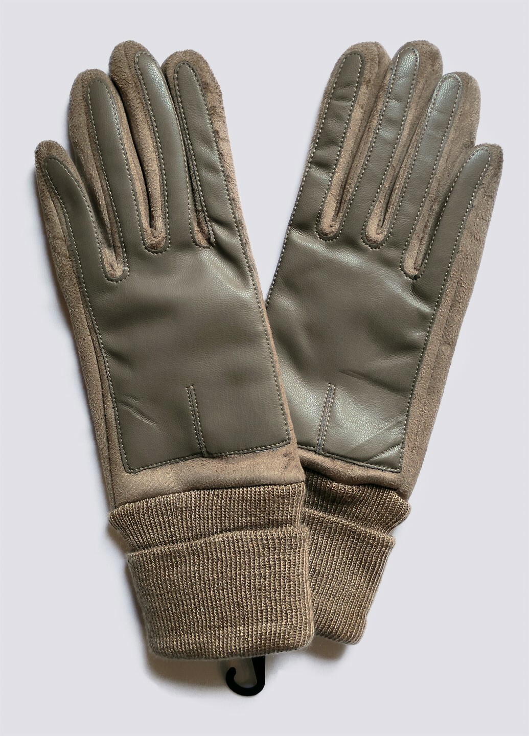

Перчатки женские замшевые ES.design fw2204.2 размер ONE SIZE