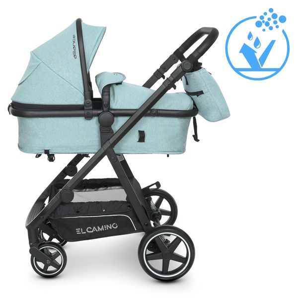 

Коляска детская 2в1 ME 1069 ALLIANCE Denim Ash Blue EL CAMINO Голубой