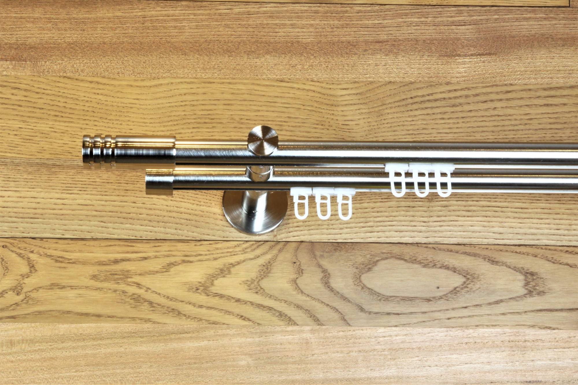 

Карниз настінний 2-рядний Marcin Decor імпресіонний 300 см Нерж. Сталь. Насадка Модуло