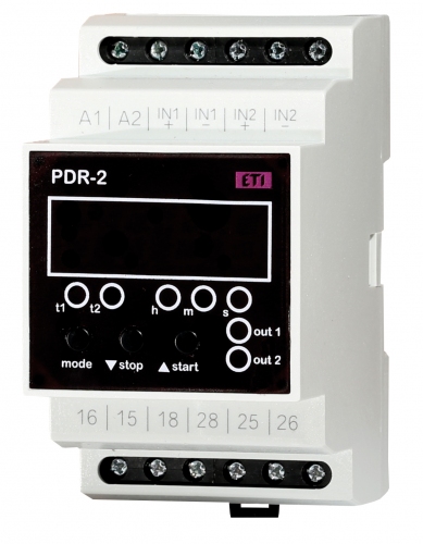 

Программируемое цифровое реле ETI PDR-2A 230V AC (216А) 2470092
