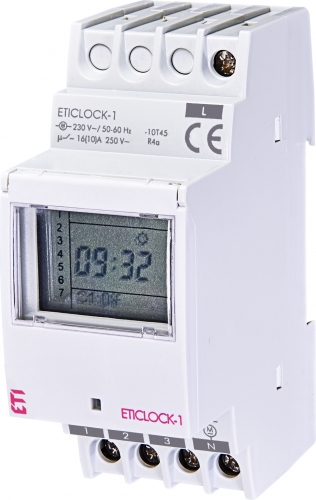 

Программируемый цифровой таймер ETI CLOCK-1 230V (16А) 2472011