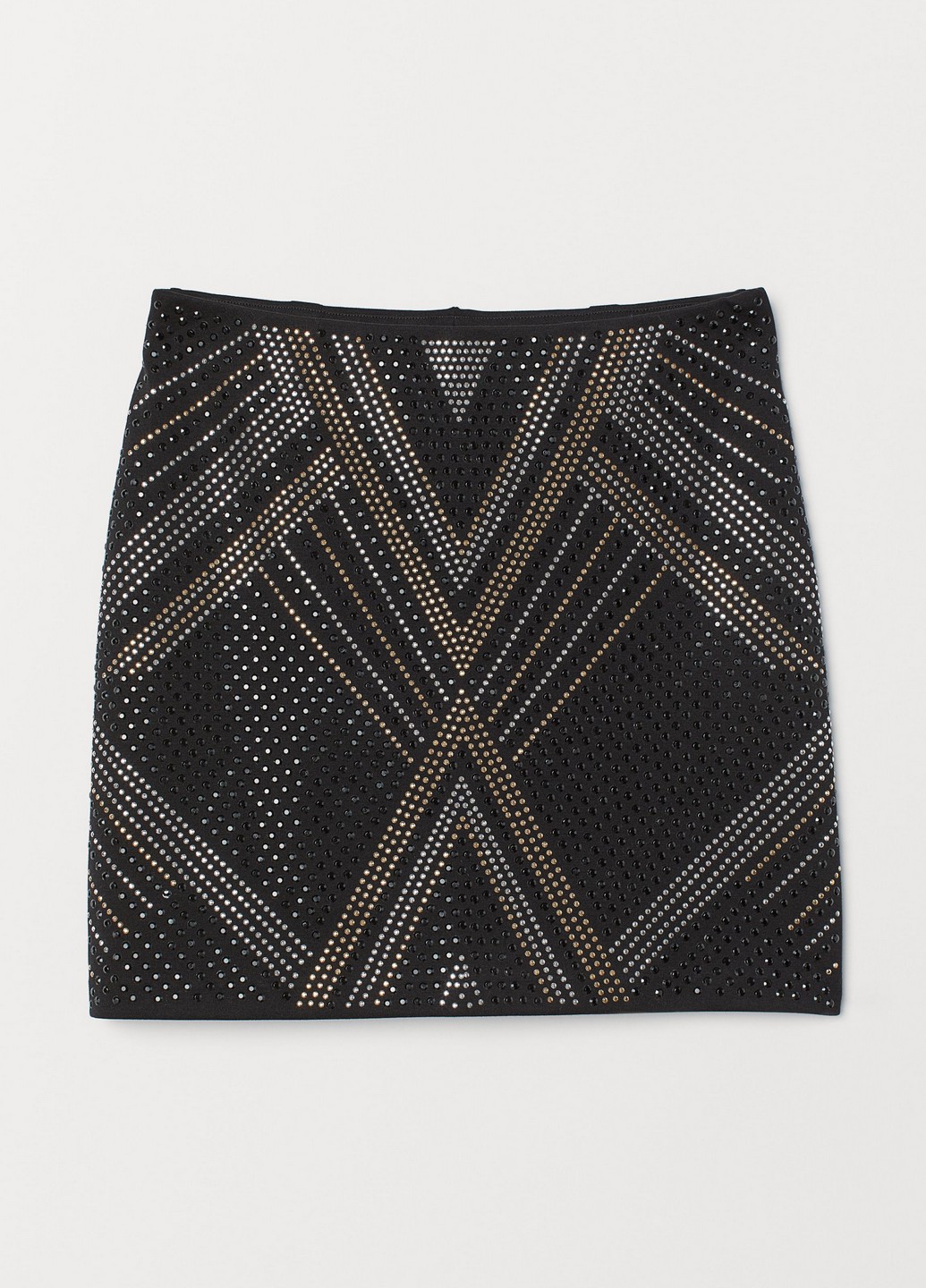 

Юбка H&M  Черный 0700912_пайет_01, Юбка H&M 36 Черный 0700912_пайет_01
