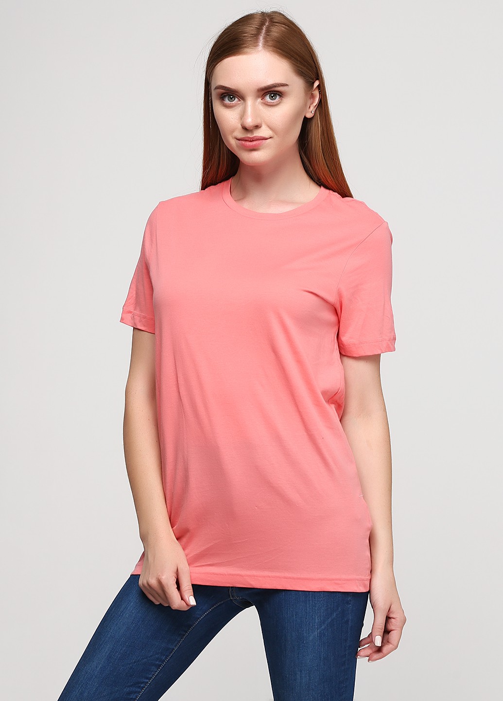 

Футболка H&M  Персиковый 0229656 р_03, Футболка H&M XS Персиковый 0229656 р_03
