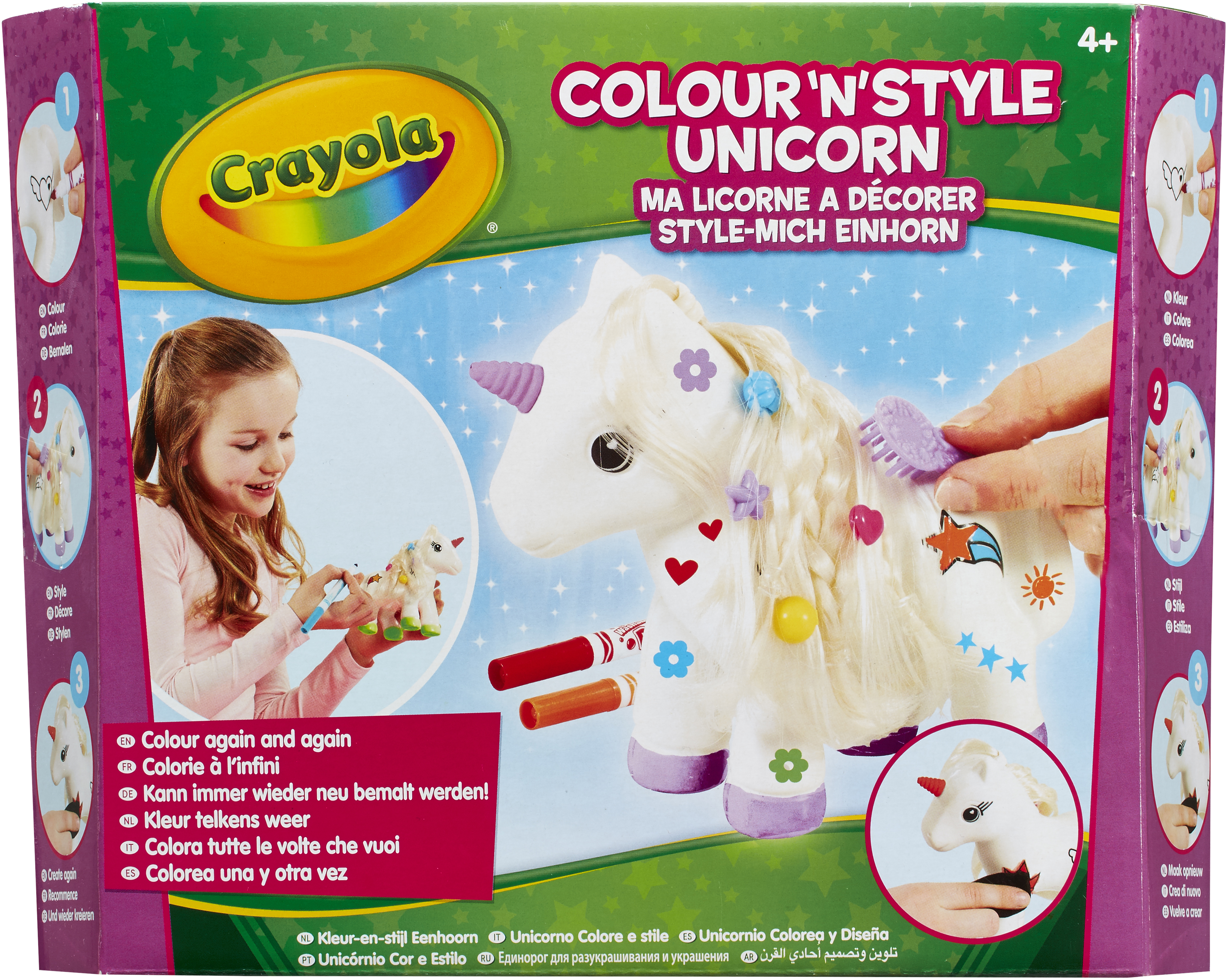 

Набор для творчества Crayola Colour n Style Единорог (256414.006) (5025123930206)