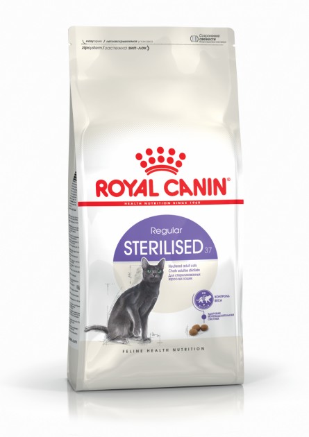 

Сухой корм Royal Canin Sterilised для стерилизованных кошек в возрасте от 1 до 7 лет 2 кг