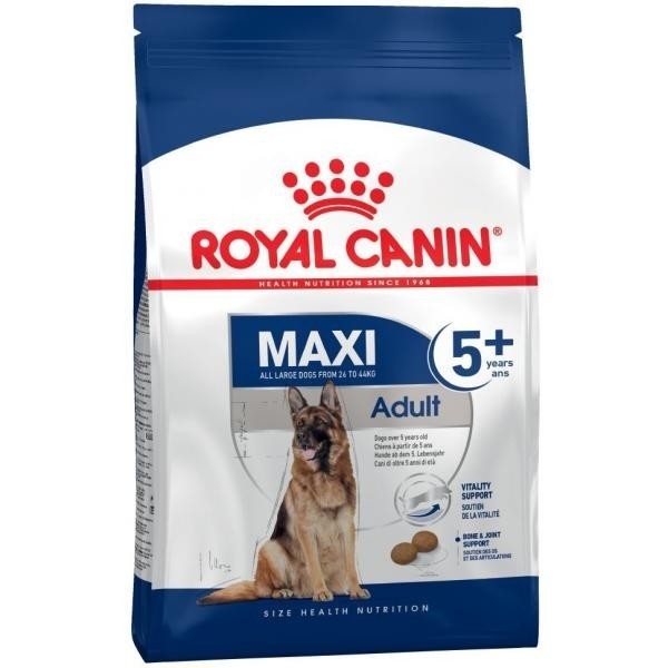

Сухой корм Royal Canin Maxi Adult 5+ для пожилых собак крупных пород 4 кг