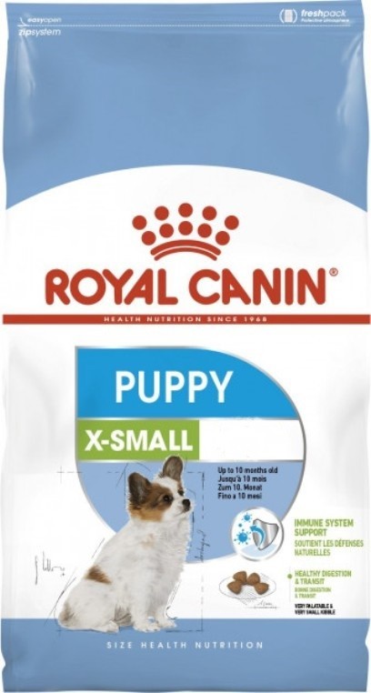 

Сухой корм Royal Canin Xsmall Puppy для щенков собак очень маленького размера 1,5 кг (767603375)