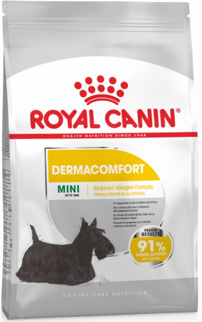 

Сухой корм Royal Canin Mini Dermacomfort для собак с раздраженной и зудящей кожей 1 кг (761168299)