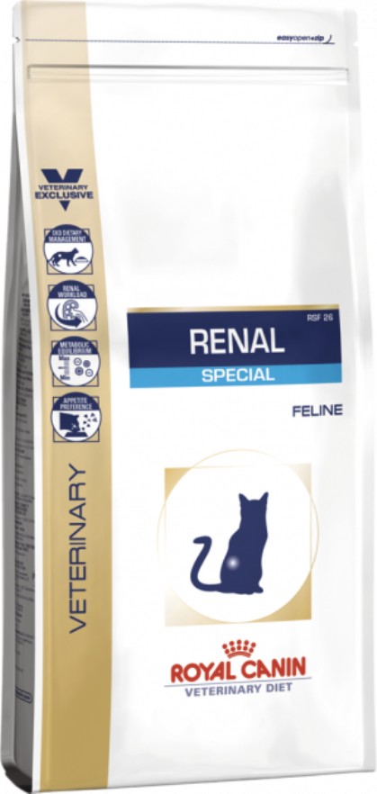 

Сухой лечебный корм Royal Canin Renal Special Feline для кошек при хронической почечной недостаточности 0,5 кг (768717758)