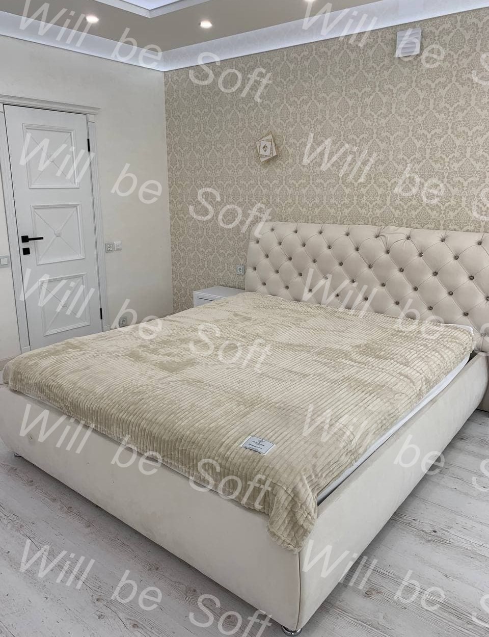 

Плед Colorful Home Евро 210 Х 230 см Молочный 854