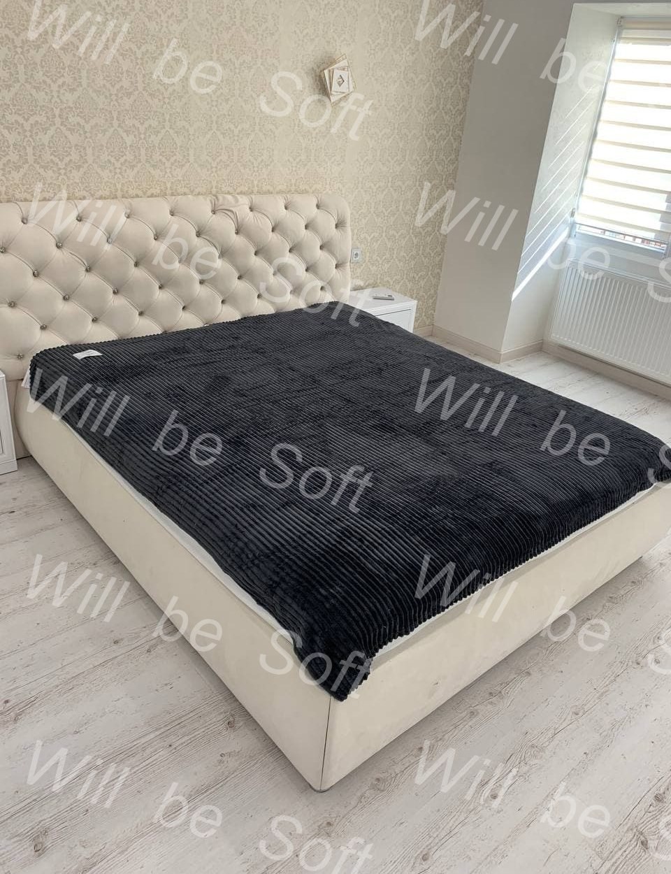 

Плед Colorful Home Евро 210 Х 230 см Графитовый 853