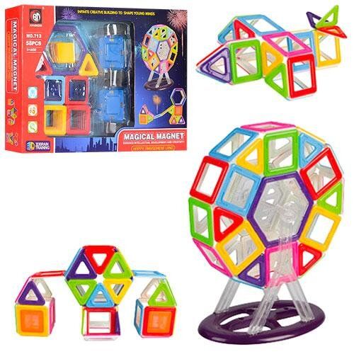 

Детский конструктор Bambi 713 Magical Magnet (58 деталей)