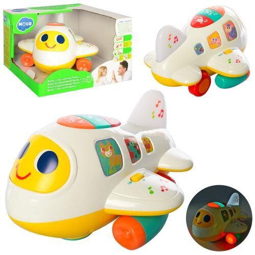 

Детская развивающая игрушка Hola Toys 6103 Самолетик (19х21х12 см)