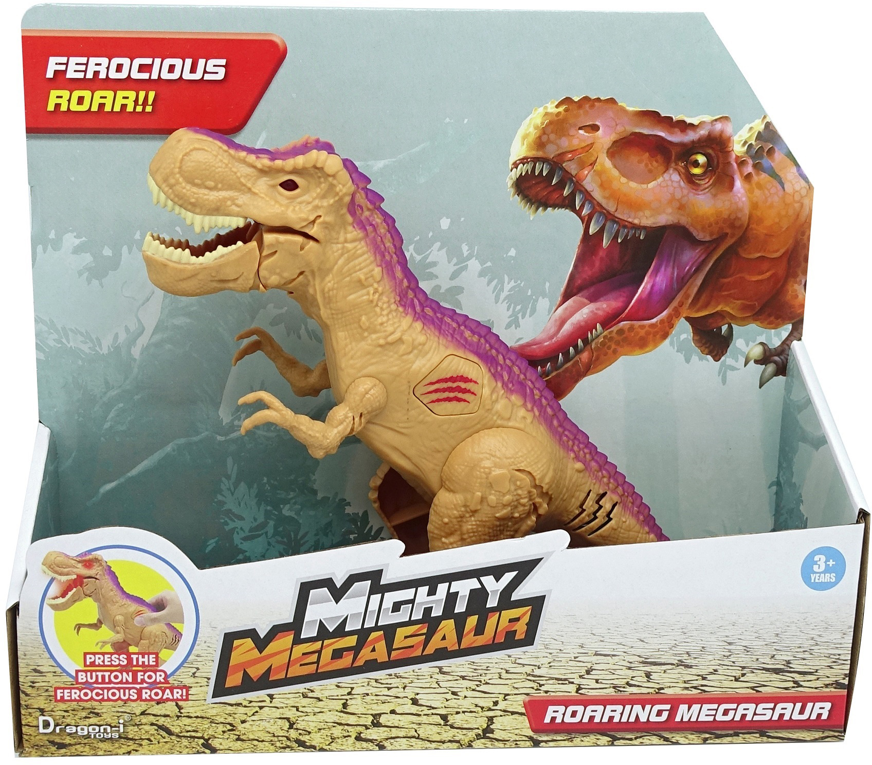 

Интерактивная игрушка Mighty Megasaur Могучий Мегазавр Allosaurs 22 см со звуком и светом (4894166169000-2)