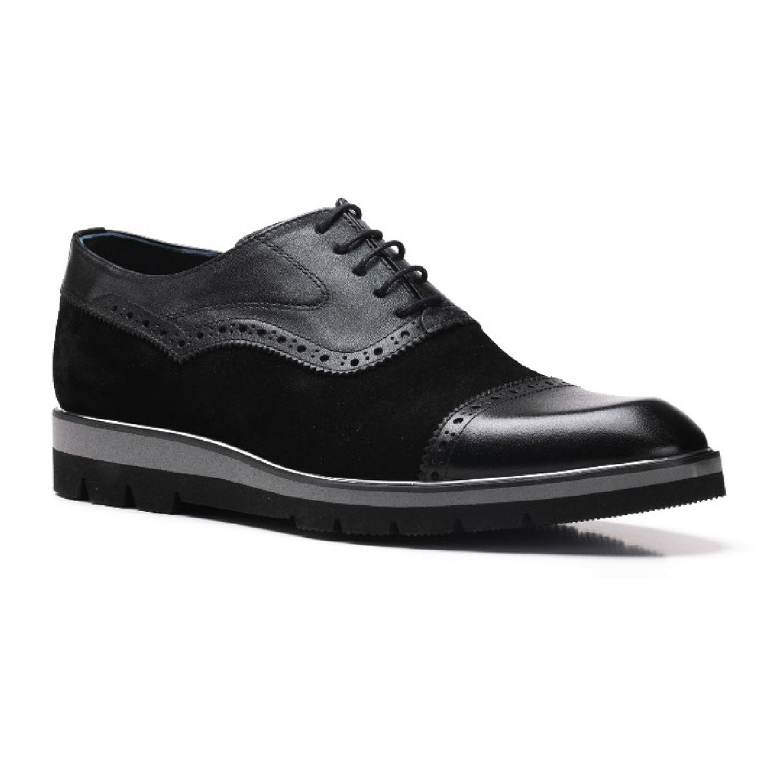 

Броги мужские Luciano Bellini 40 26,5 см. черные 6716