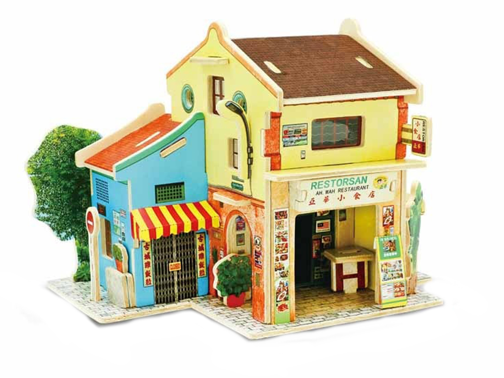 

Кукольный домик Diy 3D пазл Деревянный Домик (1006-379-08)
