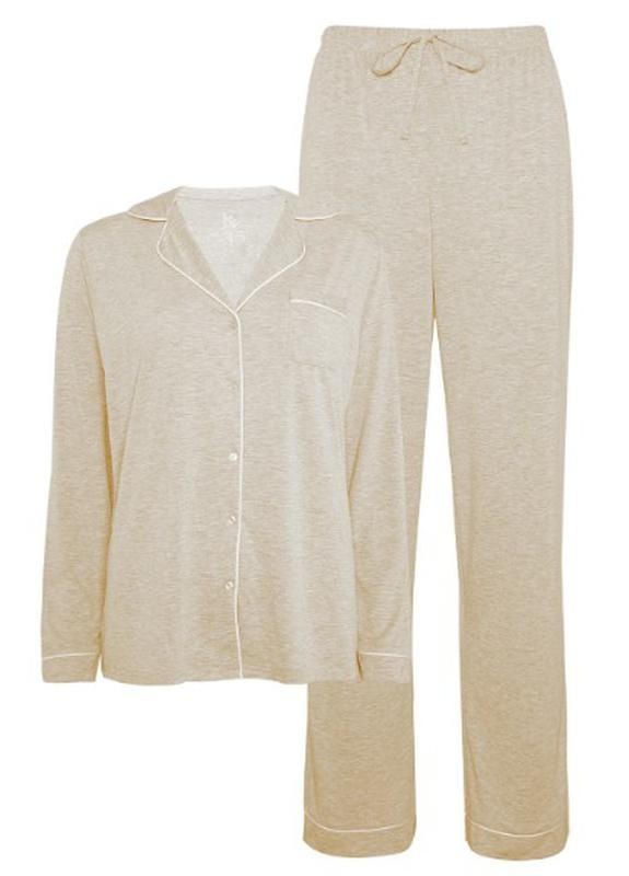 

Пижама boyfriend Primark 1359  бежевый, Пижама boyfriend Primark 1359 L бежевый