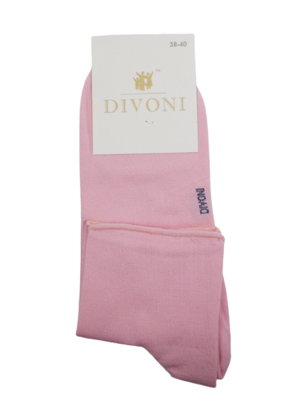 

Женские носки без резинки Divoni 38-40 розовые