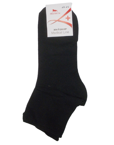 

Носки без резинки Medical Line Житомир 40-45 черные
