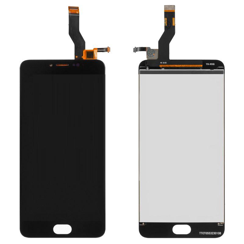 

Дисплейный модуль / экран (дисплей + Touchscreen) для Meizu M3 Note Боковой шлейф OEM, Black High Copy
