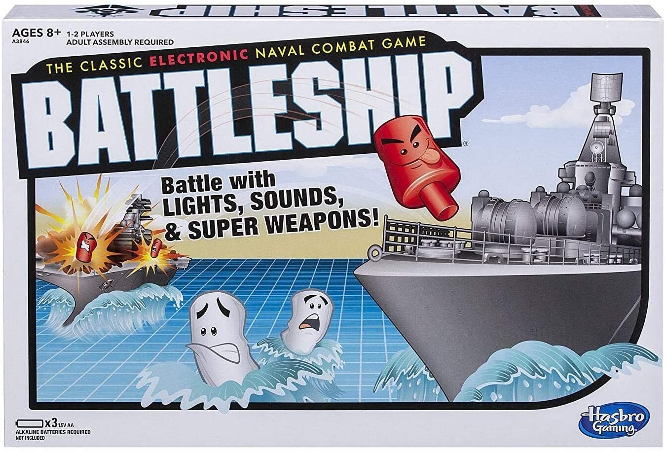 Настольная электронная игра Hasbro Gaming Battleship Морской бой (A3846) –  фото, отзывы, характеристики в интернет-магазине ROZETKA от продавца: VRS |  Купить в Украине: Киеве, Харькове, Днепре, Одессе, Запорожье, Львове