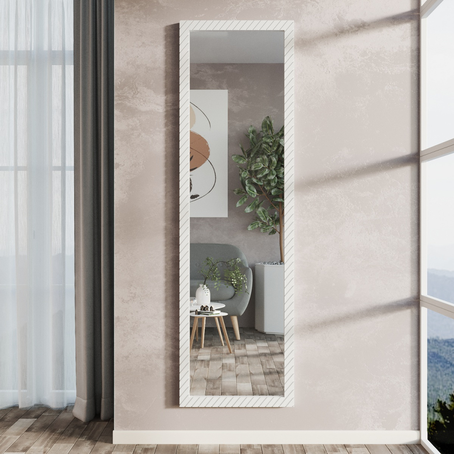 

Зеркало настенное Fenster Оксфорд Белое
