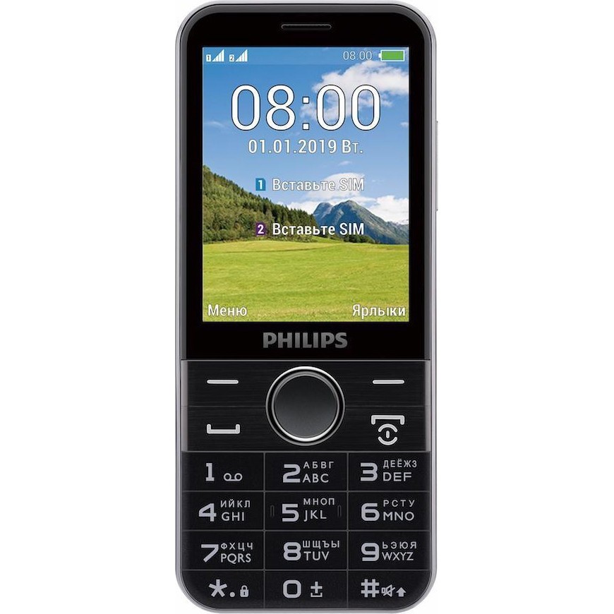 

Мобильный телефон Philips Xenium E580 Black