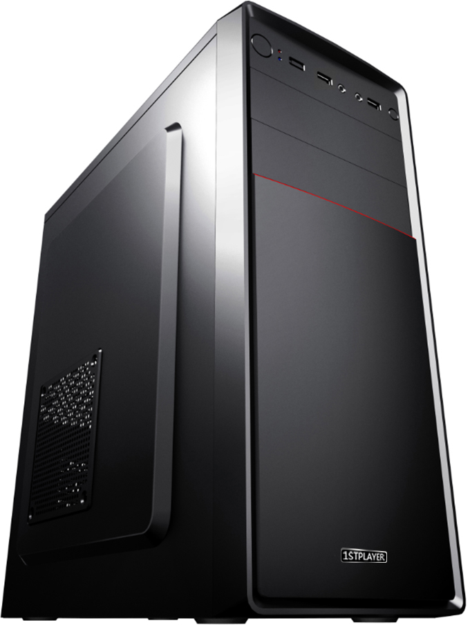 

Корпус 1stPlayer A2-400PLS Black 400W-12cm