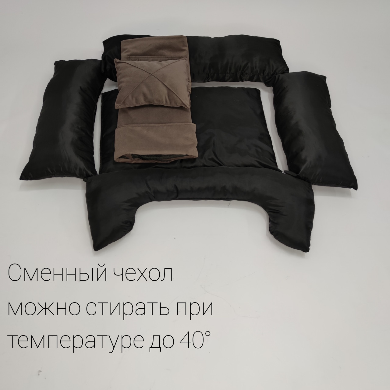 

Лежак для собак и кошек DodClub Premium S Коричневый