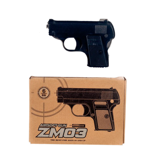 

Пистолет металлический на пульках Cyma ZM03