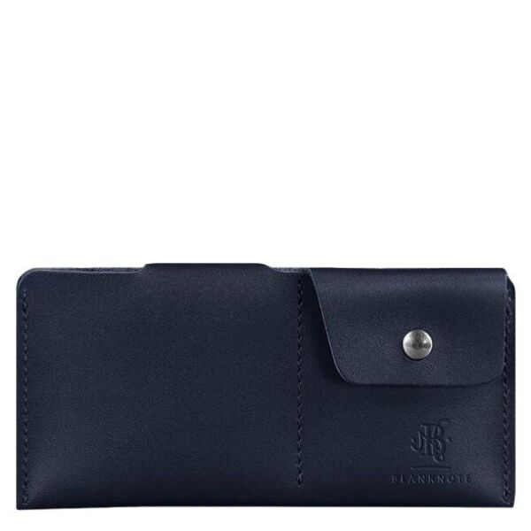 

Портмоне-купюрник из кожи BlankNote bn-pm-8-navy-blue