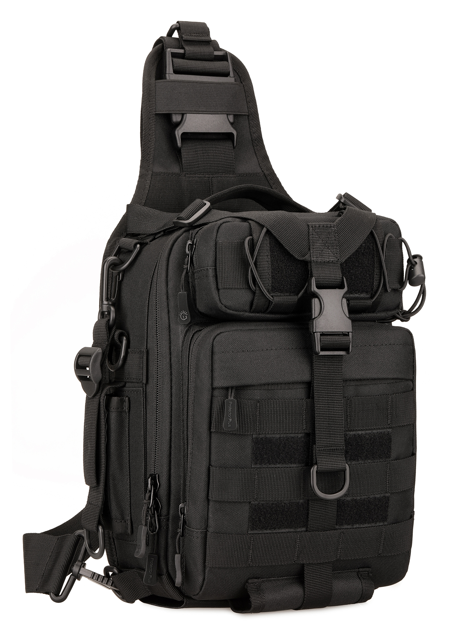 

Сумка наплечная тактическая, однолямочный рюкзак Protector Plus X224 black