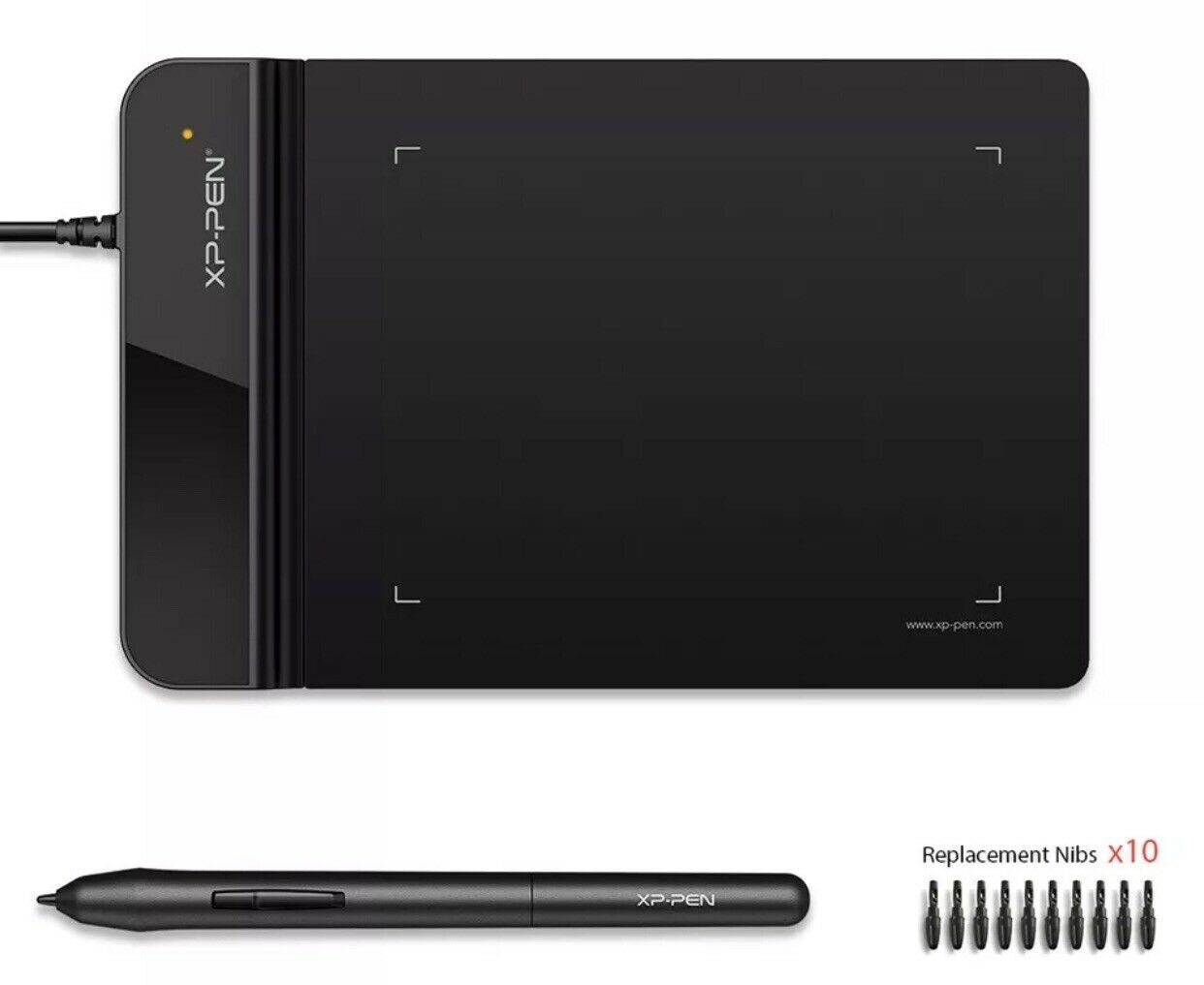 Графический планшет для рисования XP-Pen G430 Star 4х3 дюймов 5080 LPI 220  RPS 2048 уровней Черный (4059ART) – фото, отзывы, характеристики в  интернет-магазине ROZETKA от продавца: POLNYM HODOM | Купить в Украине: