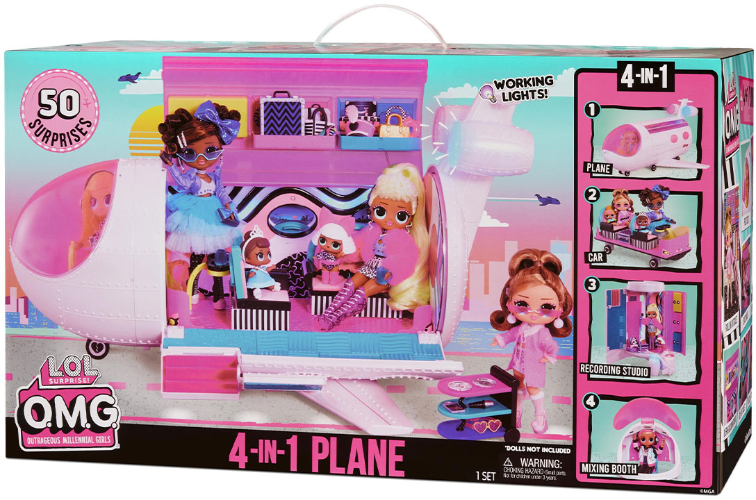 

Игровой набор с куклой L.O.L. SURPRISE! серии O.M.G. Travel Самолет (576051) (6900006614710)