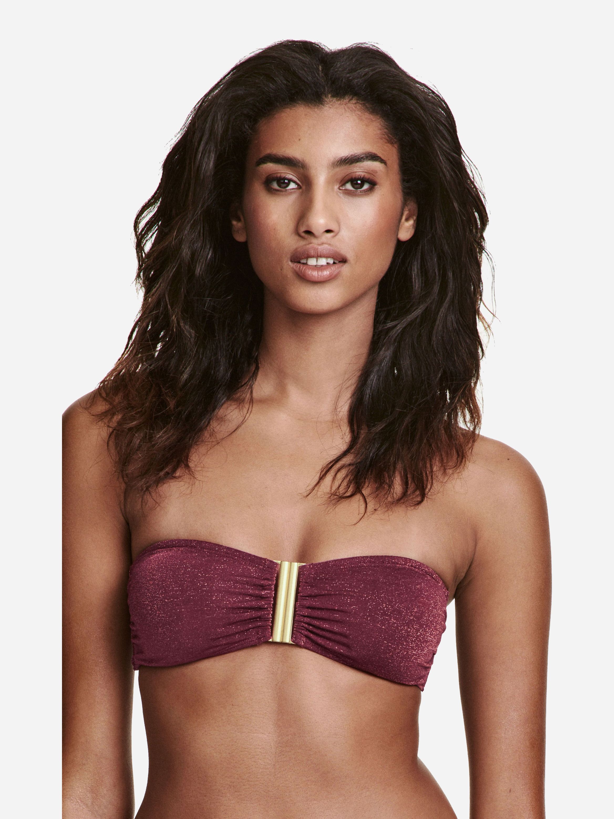 

Верхняя часть купальника H&M 3690483 34 Бордовая