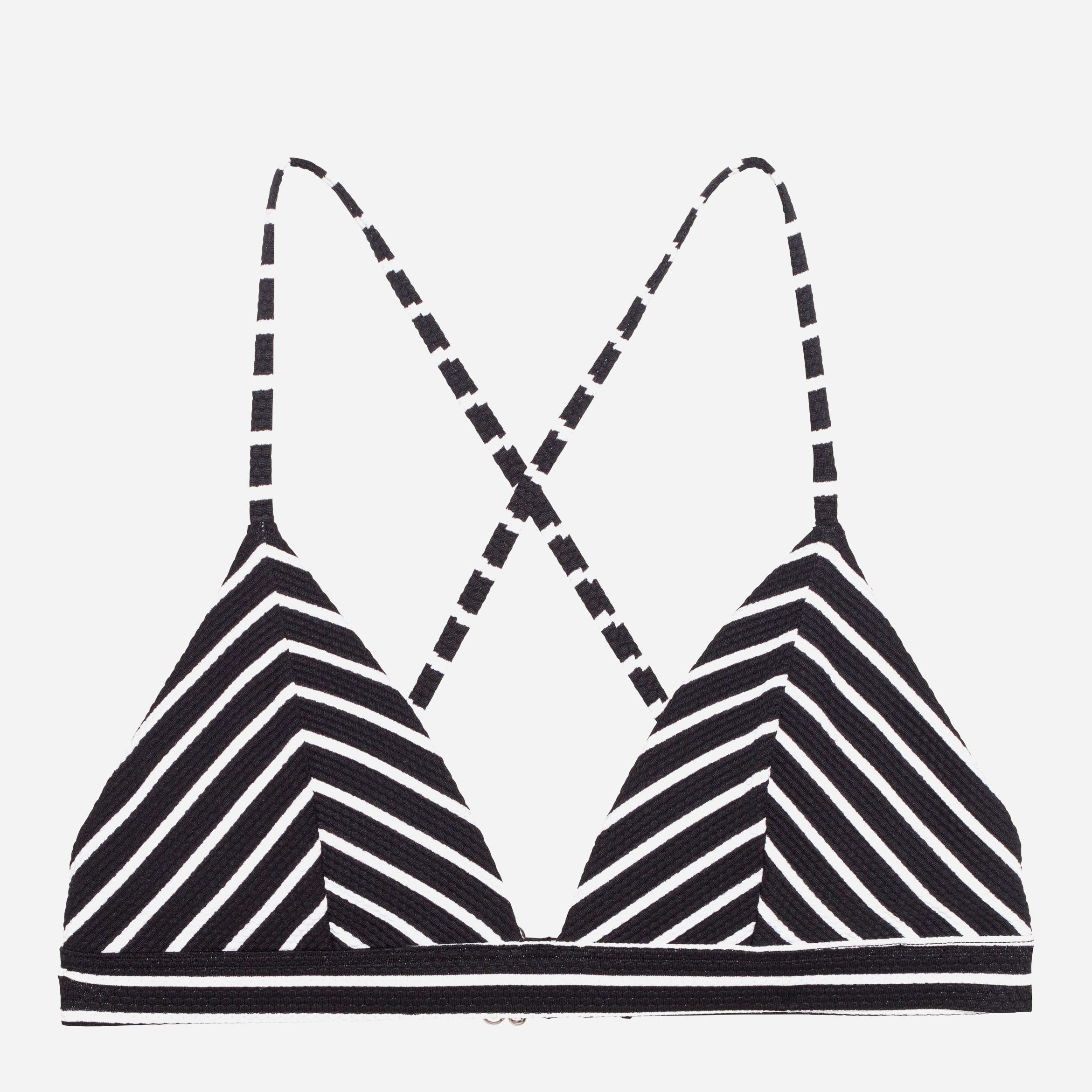 

Верхняя часть купальника H&M 5596307 34 Белая в полоску