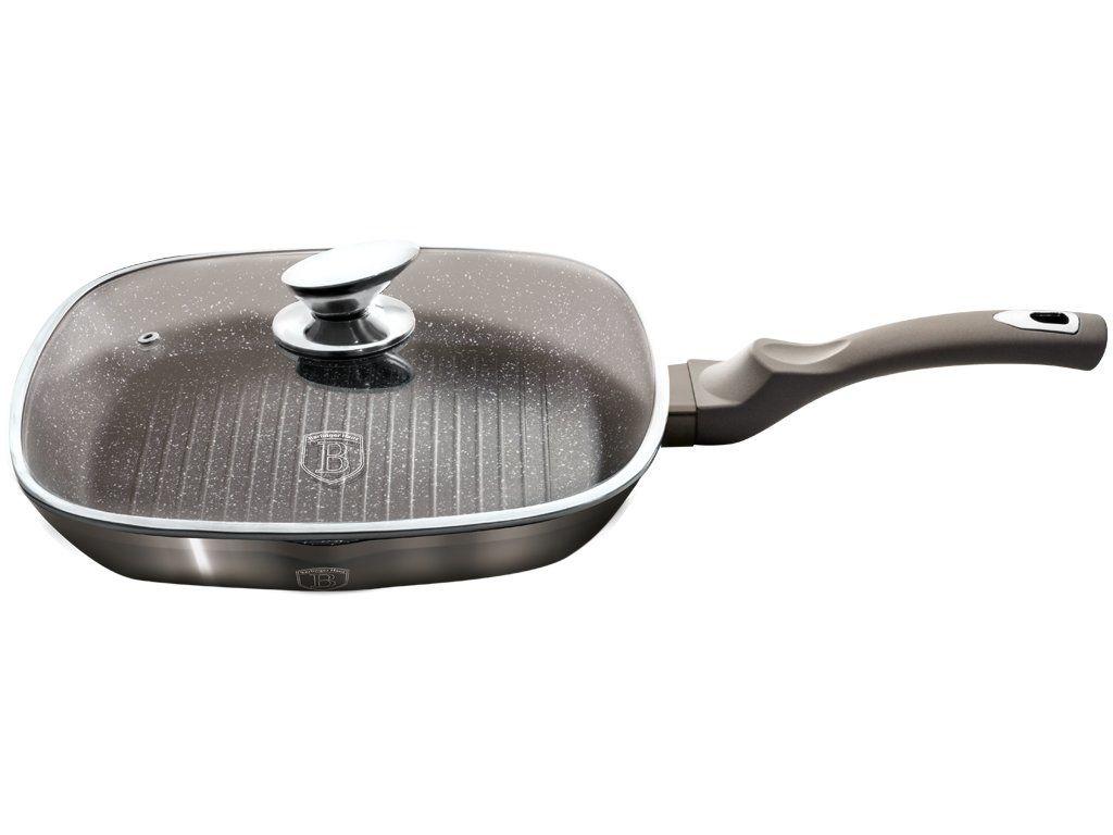

Cковорода гриль 28х28 см Carbon Metallic Line Berlinger Haus, Pro