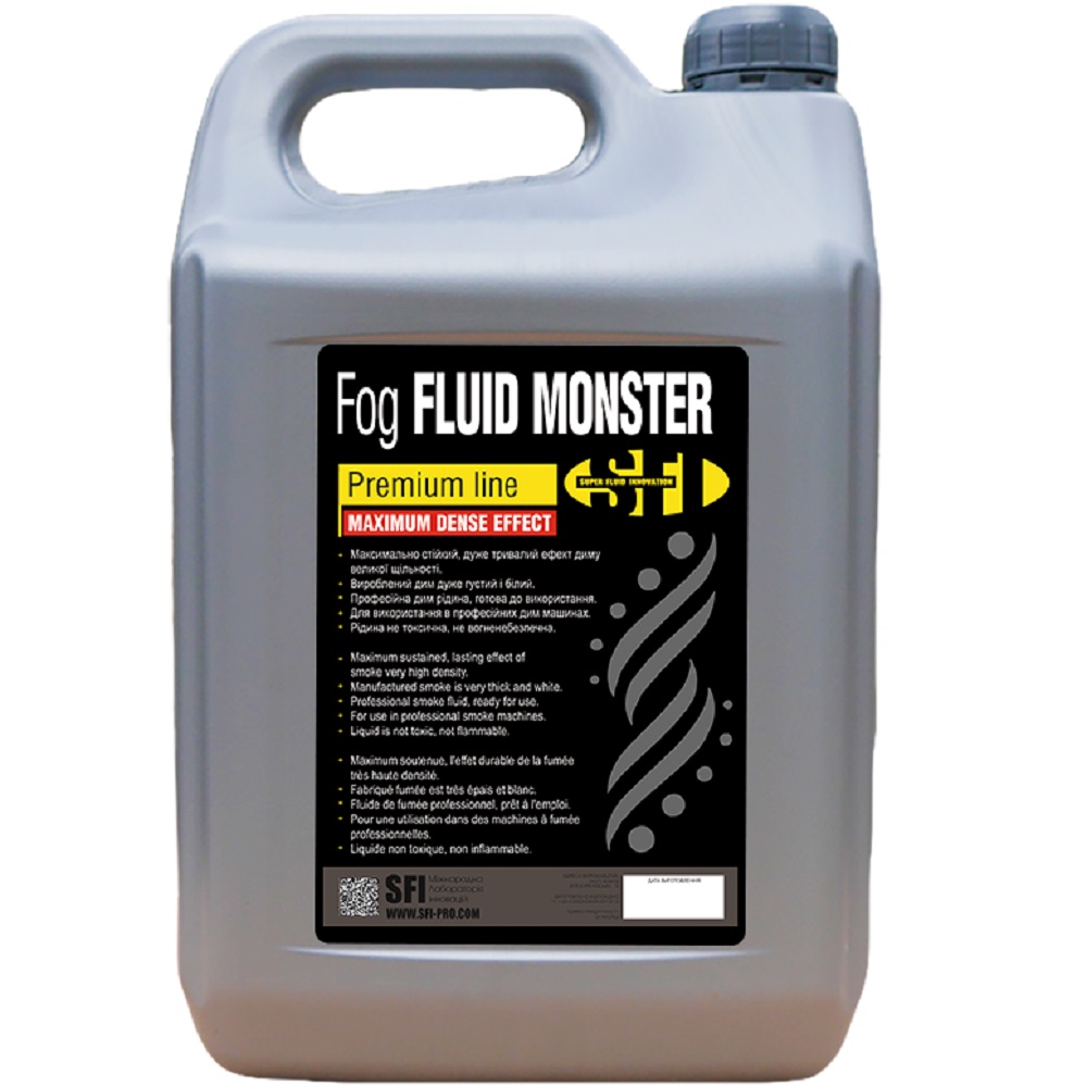 

Жидкость для генераторов дыма SFI-Monster Premium 5L