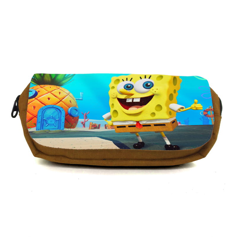 

Школьный пенал Спанч Боб 002 (SpongeBob) органайзер универсальный (SPB-002-orn) оранжевый