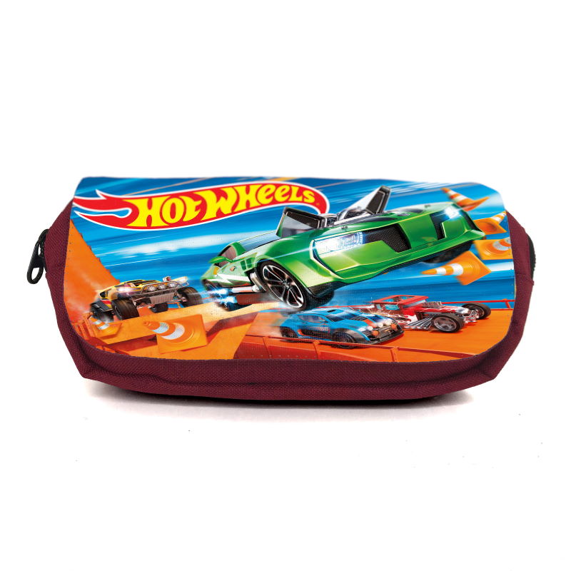 

Школьный пенал Хот Вилс 0010 (Hot Wheels) органайзер универсальный (HW-0010-brd) бордовый