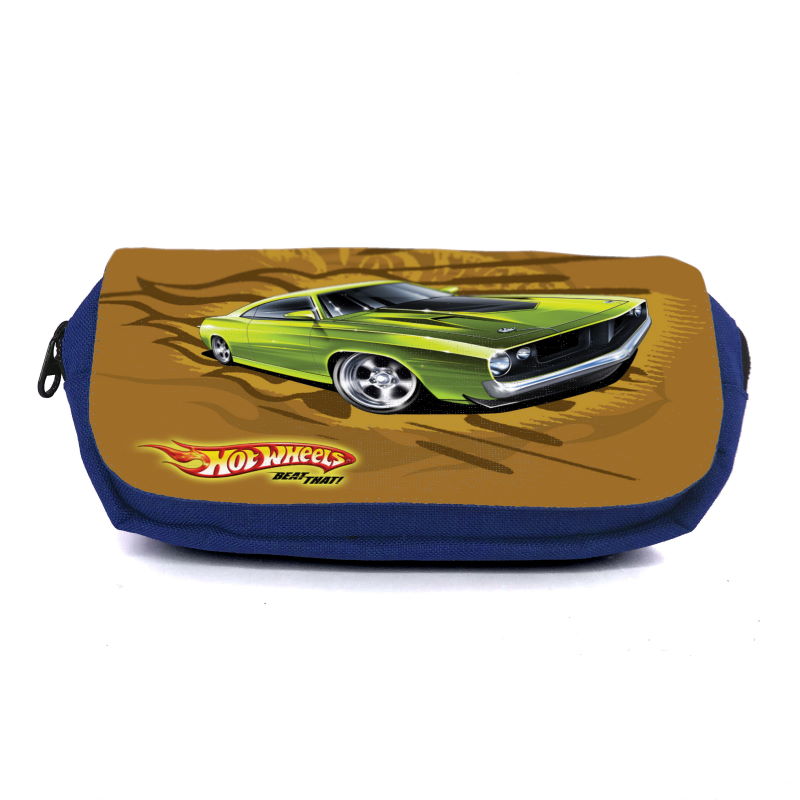 

Школьный пенал Хот Вилс 0014 (Hot Wheels) органайзер универсальный (HW-0014-blu) синий