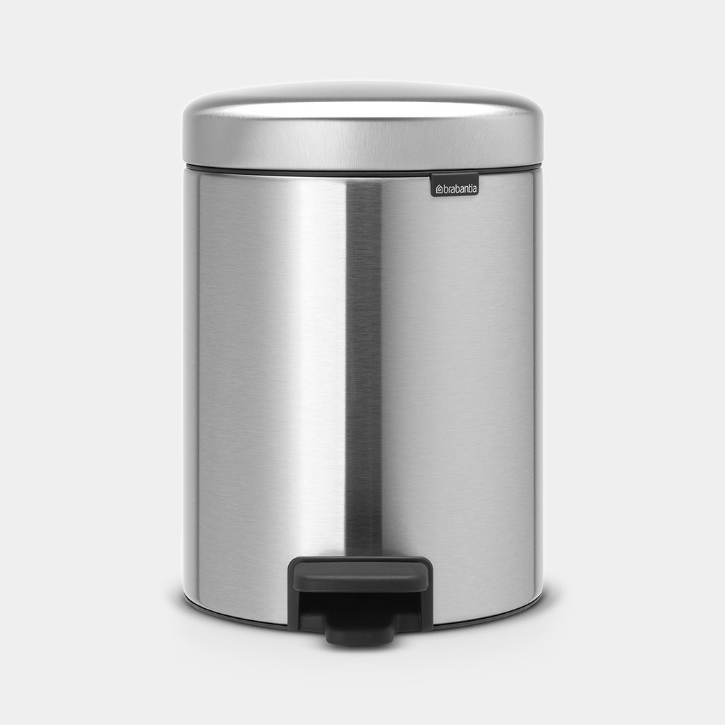 

Мусорный бак с педалью 5л Матовая сталь Brabantia 112645